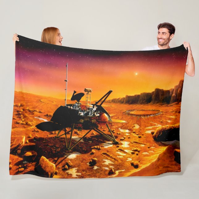 MARS ROVER FLEECE BLANKET (In Situ)