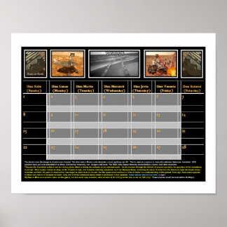 Mars Rover & Morse Code Poster