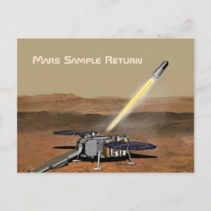 Mars Sample Return Mission Postcard