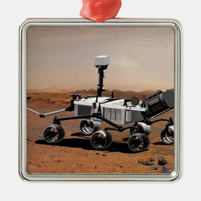Mars Science Laboratory 2 Metal Ornament (Front)