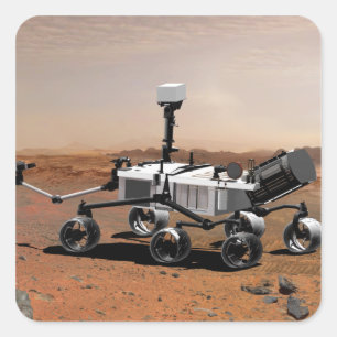 Mars Science Laboratory 2 Square Sticker