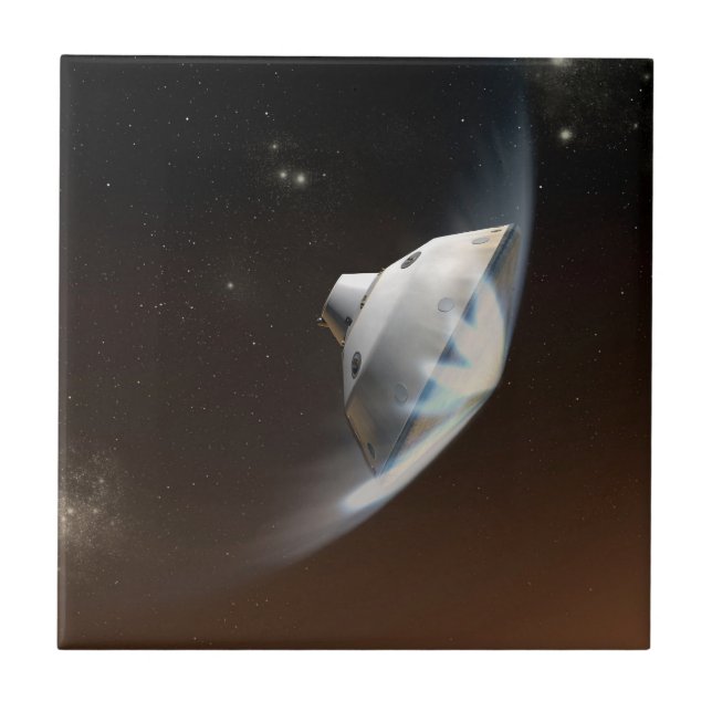 Mars Science Laboratory Aeroshell Capsule 2 Ceramic Tile (Front)