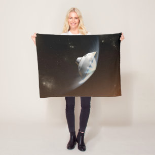 Mars Science Laboratory Aeroshell Capsule 2 Fleece Blanket