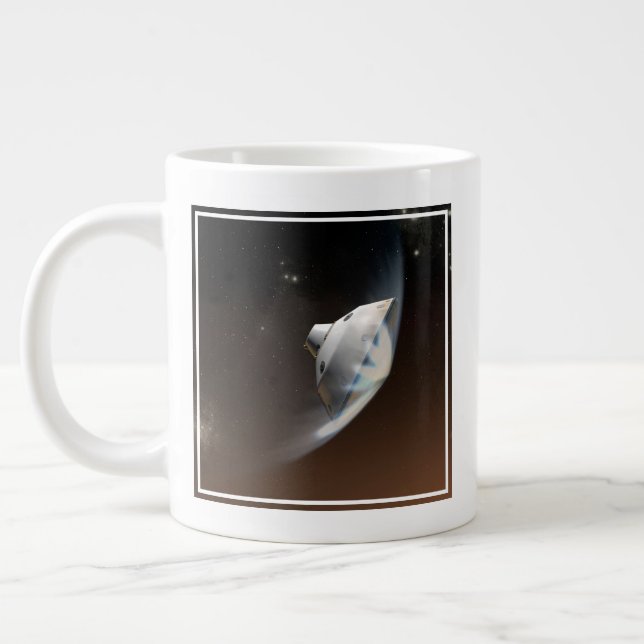 Mars Science Laboratory Aeroshell Capsule 2 Large Coffee Mug (Left)