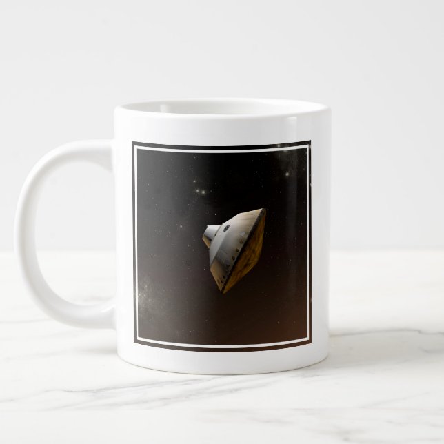 Mars Science Laboratory Aeroshell Capsule Large Coffee Mug (Left)
