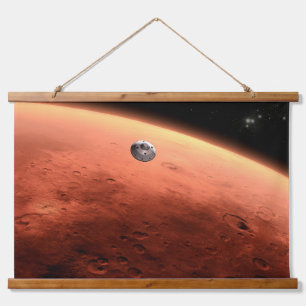 Mars Science Laboratory Approaching Mars. Hanging Tapestry