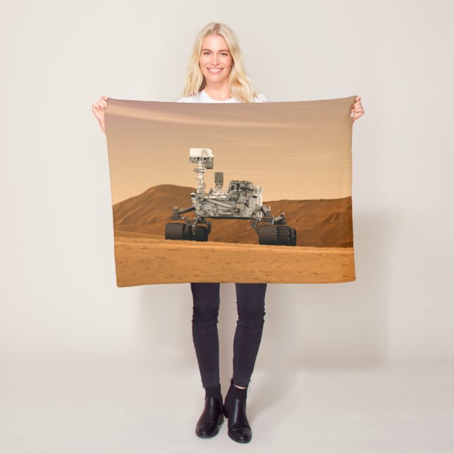 Mars Science Laboratory Curiosity Rover. 2 Fleece Blanket (In Situ)