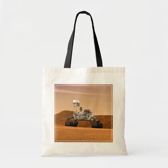 Mars Science Laboratory Curiosity Rover. 2 Tote Bag (Front)
