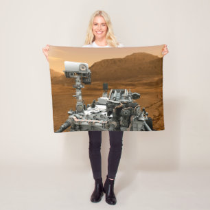 Mars Science Laboratory Curiosity Rover. 3 Fleece Blanket