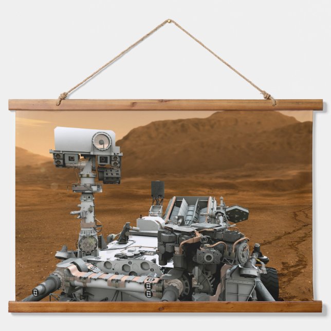 Mars Science Laboratory Curiosity Rover. 3 Hanging Tapestry (Front)