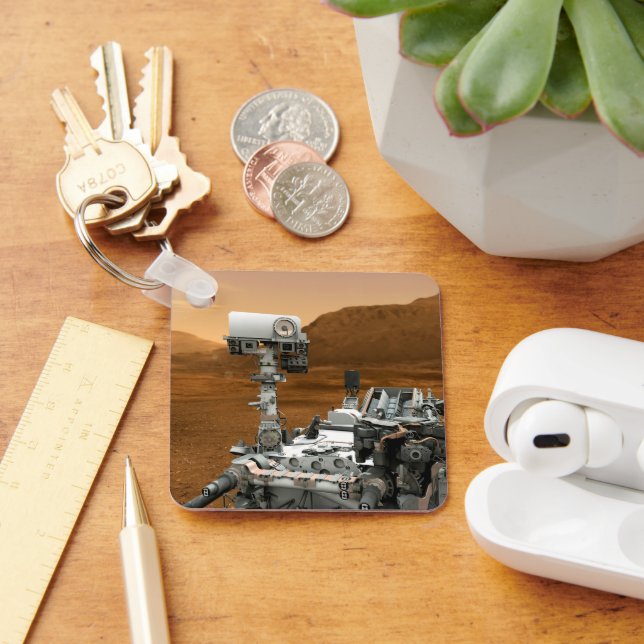 Mars Science Laboratory Curiosity Rover. 3 Key Ring (Desk)
