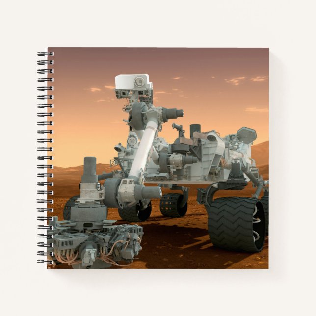 Mars Science Laboratory Curiosity Rover. 4 Notebook (Front)