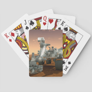 Mars Science Laboratory Curiosity Rover. 4 Playing Cards