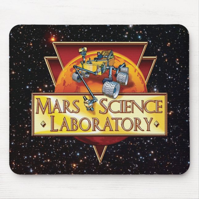 Mars Science Laboratory Mission Logo Mouse Pad (Front)