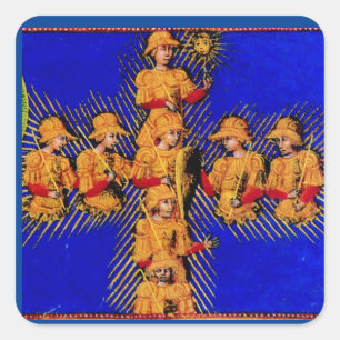 Mars souls in Paradise - Dante Square Sticker