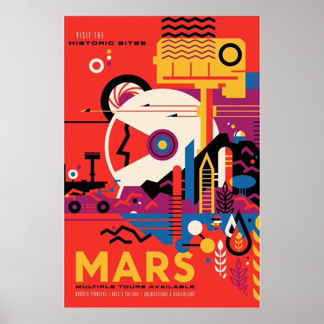 Mars Space Poster (Front)
