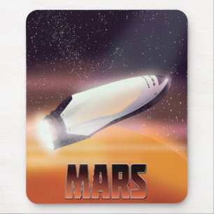 Mars Space poster Mouse Pad