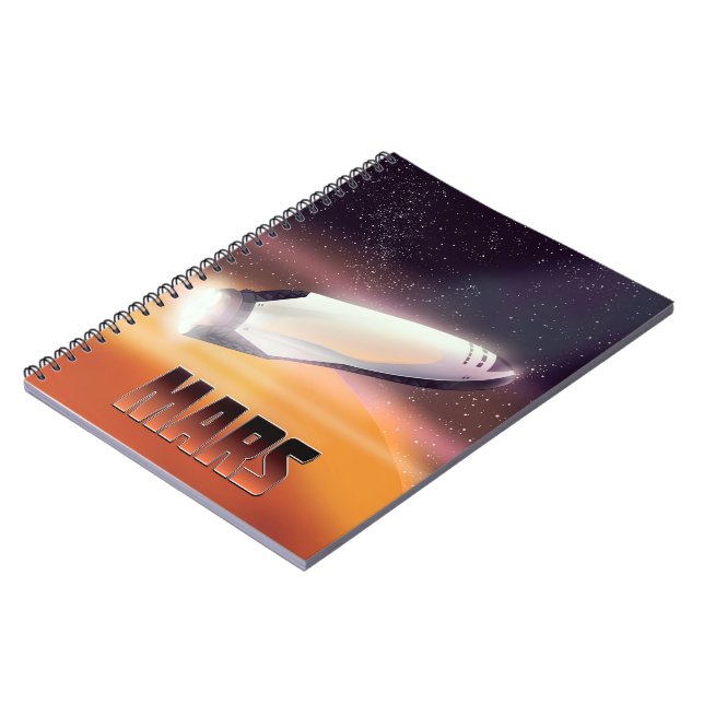 Mars Space poster Notebook (Left Side)
