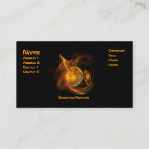 Mars Spectacular Business Card