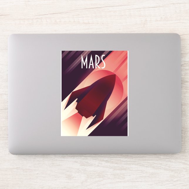 Mars Starship Art Deco Space Art (Computer)
