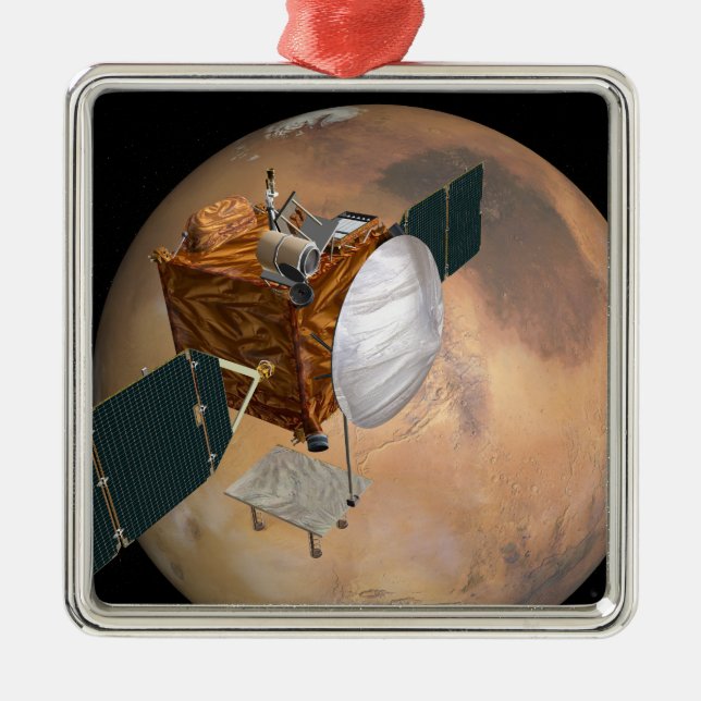 Mars Telecommunications Orbiter 2 Metal Ornament (Front)