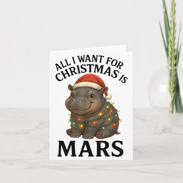 Mars The Hip Christmas Baby Hip Mars Viral Pygmy H Card (Front)
