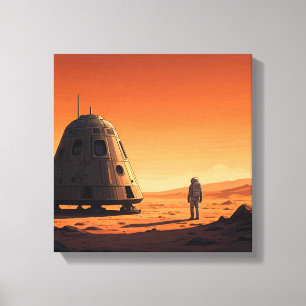 Mars Travel Canvas Print
