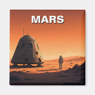 Mars Travel Magnet
