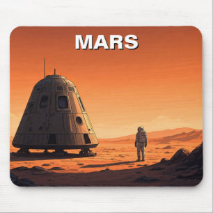 Mars Travel Mouse Pad
