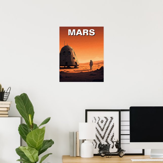 Mars Travel  Poster (Home Office)