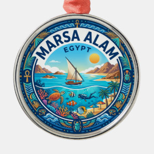 Marsa Alam Egypt Metal Ornament