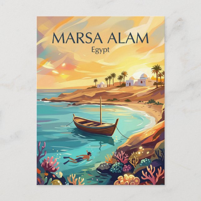 Marsa Alam Egypt Postcard (Front)