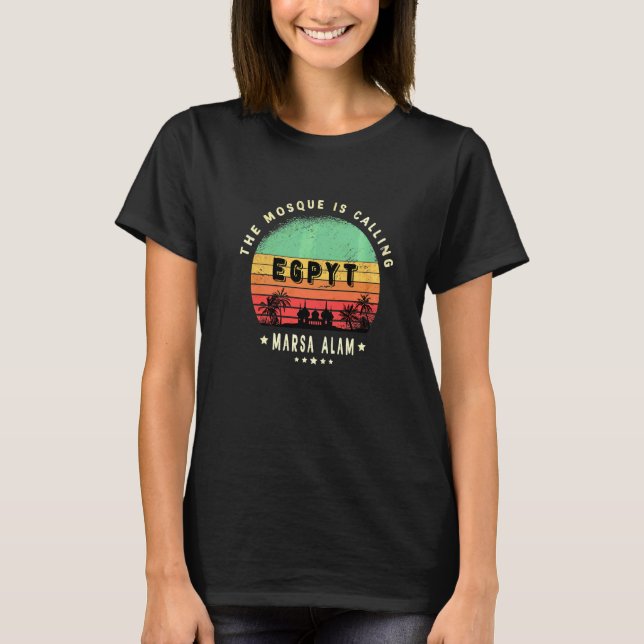 Marsa Alam Egypt Travel Mosque City T-Shirt (Front)