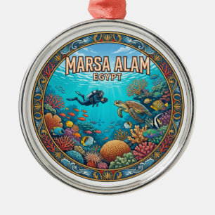 Marsa Alam Red Sea Egypt Metal Ornament