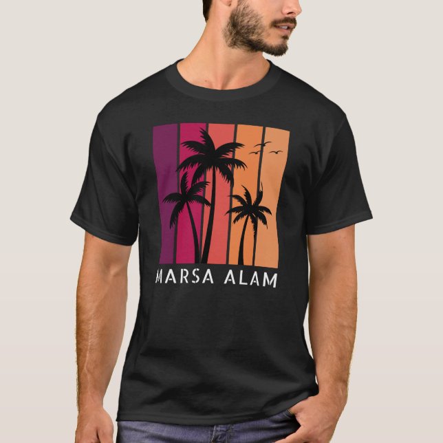 Marsa Alam Vintage Sunset T-Shirt (Front)