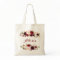Marsala burgundy floral Bridesmaid Personalised
