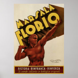 Marsala Florio Italy Poster