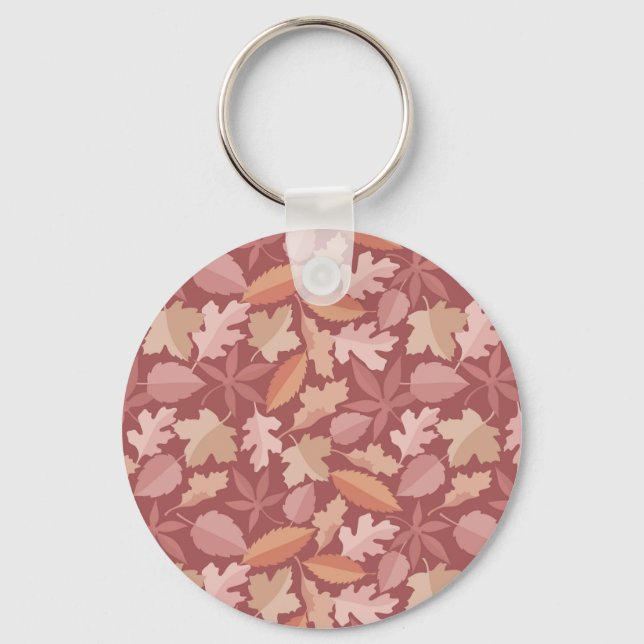 Marsala leaves pattern key ring (Front)