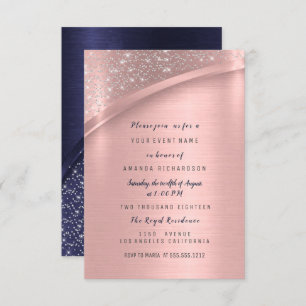 Marsala Rose Bridal Shower Birthday Sweet 16th Invitation