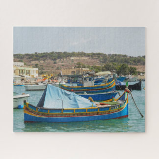 Marsaxlokk - Malta's fishing village Jigsaw Puzzle
