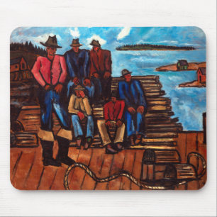 Marsden Hartley Lobster Fishermen Mouse Pad