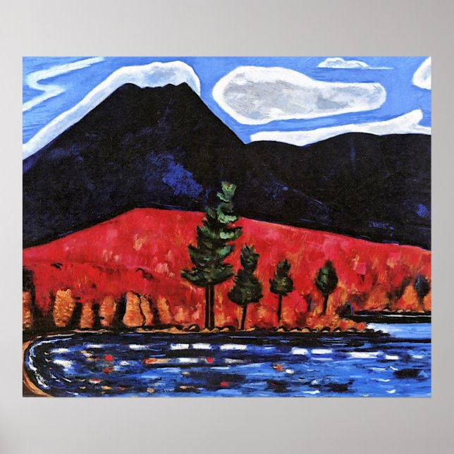 Marsden Hartley - Mount Katahdin, Maine,  Poster (Front)