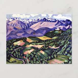 Marsden Hartley - Purple Mountains, Venice, Postcard