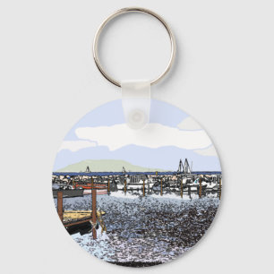  Marseillan South of France   Key Ring