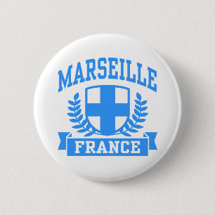Marseille 6 Cm Round Badge