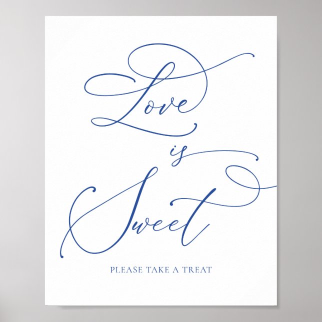 Marseille Bleu Love is Sweet Dessert Bar Poster (Front)