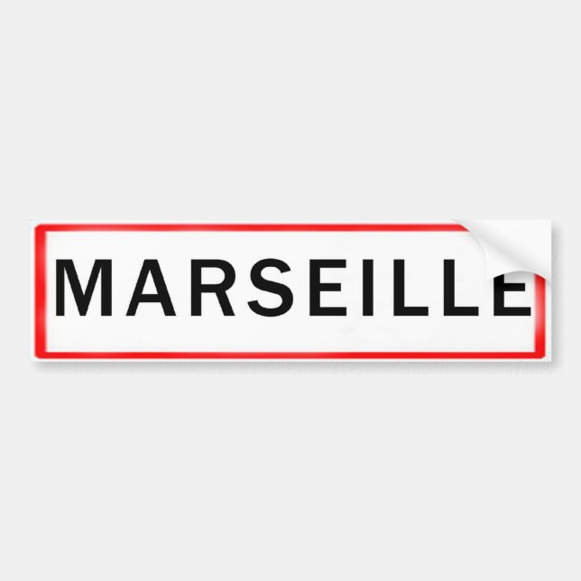 MARSEILLE BUMPER STICKER (Front)