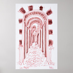 Marseille Cathedral Marseille, France Poster