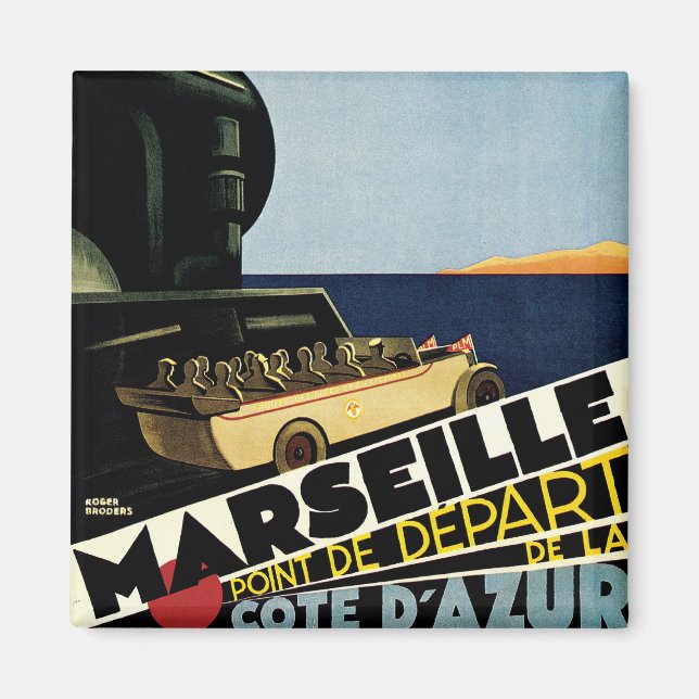 Marseille ~ Cote D'Azur Magnet (Front)