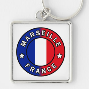 Marseille France Key Ring